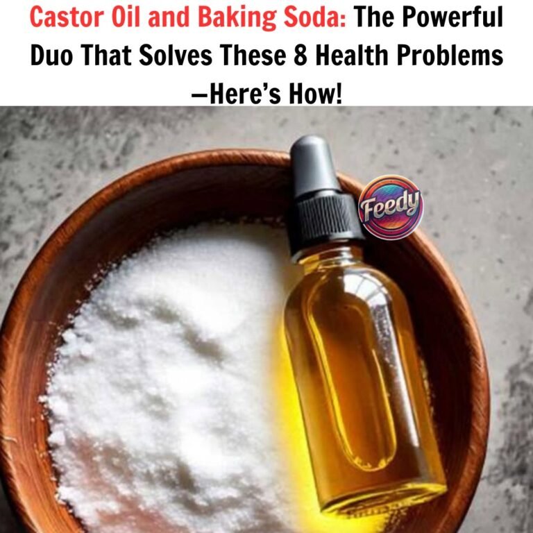 Castor oil and baking soda